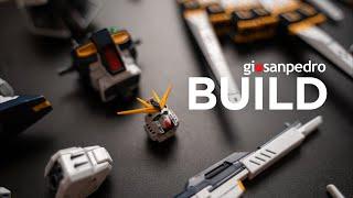 Nu Gundam RG | A very satisfying hobby - Beat Building a Gunpla (ASMR)