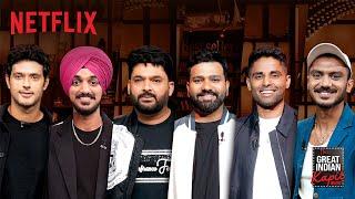 Cricket Champions | Rohit, Suryakumar, Shivam, Arshdeep, Axar | The Great Indian Kapil Show |Netflix