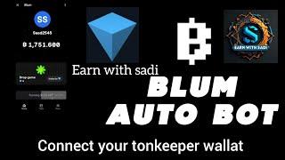 HOW to connect your tonkeeper wallat | blum ma tonkeeper connect ko kasa connect kara | blum