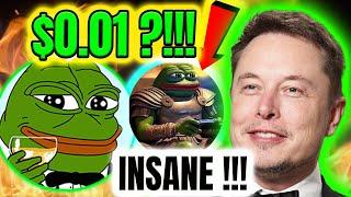 PEPE HOLDERS THIS IS INSANE -ELON MUSK-  I TOLD YOU SO!   PEPE COIN NEWS PEPE PRICE PREDICTION