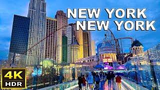 [4K HDR] New York New York Las Vegas Walking Tour | March 30, 2024 | Las Vegas Strip