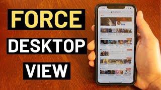 How To Force YouTube Desktop View on iPhone/iOS!