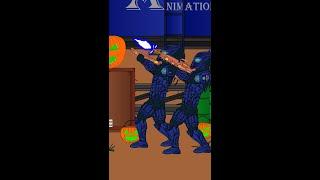 Halloween Special | Aliens Vs Predators | Short 8 #halloween #animatedwarfare #shorts