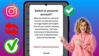 how to change business to personal account in instagram (2025) | switch back to personal account