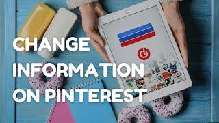 [Do you know how to change your Pinterest account settings?] Learn how to do it in this tutorial!