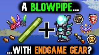 How Far Can A Blowpipe Go If You Start With Endgame Gear? | Terraria