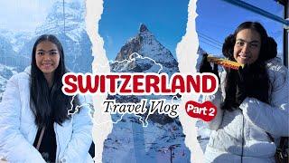 Winter in Switzerland Part 2 | Montreux, Geneva, and Matterhorn in Zermatt