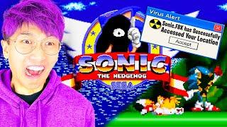 SONIC.FBX HACKED OUR COMPUTER AT 3AM?! (CRAZY NEW SONIC GAME!)