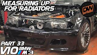 V10 M3 gets 4 custom radiators measured up. BMW E46 Part 33