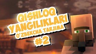 Qishloq Yangiliklari  | Villger news  |Uzbek tilida Minecraft kulgili | Element animation