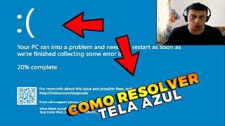 Como Resolver tela Azul da Morte Windows 10, 7, 11 e outros