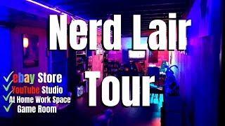 Nerd Lair Tour (Basement Man Cave) 2020 Has So Many Purposes