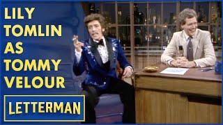 Lily Tomlin Performs As Lounge Lizard Tommy Velour | Letterman