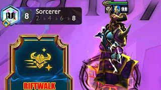 Riftwalk + Force Pulse + 8 Sorcerer 3 Star Kassadin ⭐⭐⭐...