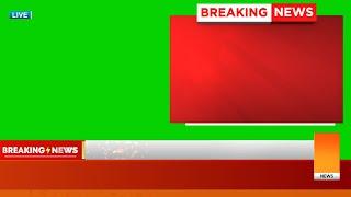 Breaking News Package | Broadcast Lower third - Intro & Bumper Transitions