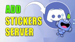 How to Add Stickers on Discord Server (2024) | Mobile Version