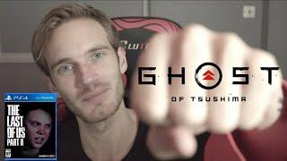 Pewdiepie Says Ghost of Tsushima Is Better Than The Last Of Us Part 2