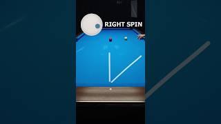 Side spin in pool #billiards #tips #8ballpool