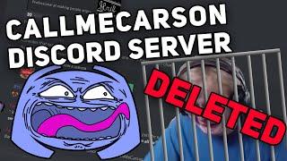 Discord News: CallMeCarson Discord Server DELETED