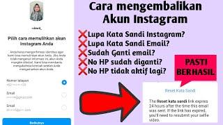 Cara Mengembalikan Akun Instagram Lupa Kata Sandi, Nomor HP Tidak Aktif Lagi dan Sudah Ganti Email