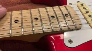 Tung Oiled Fretboard Finish