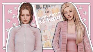 DECEMBER CC HAUL️ | The Sims 4 | CC Finds | Maxis Match