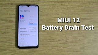 Redmi 9 Prime MIUI 12 Update : Battery Drain Test