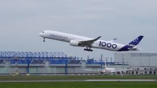 Airbus A350-1000 Rejected Take Off, Take off and Landing