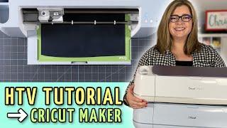 Heat Transfer Vinyl Tutorial for Beginners with Cricut Maker | Cricut Maker Series