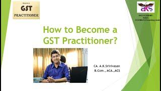GST Practitioner Exam| Course  in Tamil