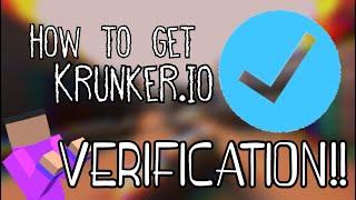 HOW TO GET VERIFIED ON KRUNKER.IO (updated version)