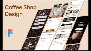 Coffee Shop Ui Design | Coffee App Design in Figma | Figma Tutorial