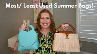 My 5 MOST and LEAST USED BAGS of SUMMER 2024!