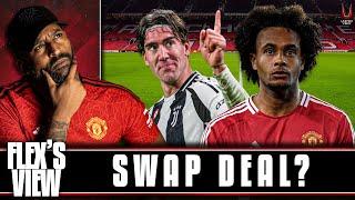 United WANT Vlahovic? | Zirkzee Juventus SWAP TRANSFER? | Flex's View