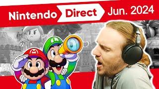 Eine fantastische NINTENDO DIRECT im Jahr 2024! - Zusammenschnitt meiner Reaktionen + Meinung!