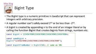 6. JavaScript Data Types - BigInt