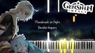 Mondstadt at Night - Genshin Impact (Piano cover / Pianuki)