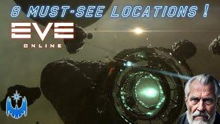 Eight EPIC Eve Online Space Locations EVERYONE Should See! Stories & Background Included!!