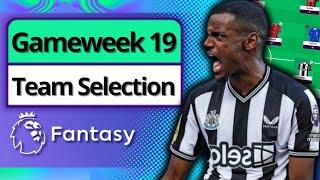 FPL GW19 | Bruno out? | Updated Watchlist | Captain Punt! | Fantasy Premier League 2024/25