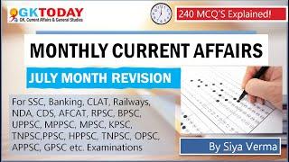 JULY 2024 Full Month Current Affairs | GK Today Monthly Current Affairs