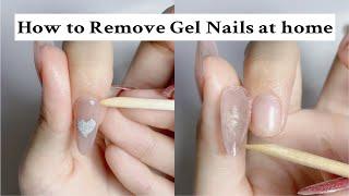 Cách Tháo Móng Gel, Móng Úp Tại Nhà ┃Đơn Giản, Dễ Làm Và An Toàn, Không Hại Móng┃moomooah┃selfnail