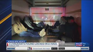 11 migrants found locked in U-Haul in rural New Mexico