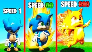 Upgrading BABY SONIC Into FASTEST EVER In GTA 5