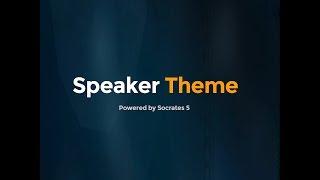 Speaker Wordpress Theme