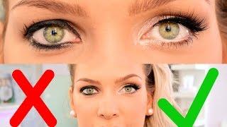 Wie schminke ich Augen bei SCHLUPFLIDERN ??