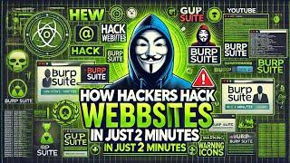 How Hackers Hack Websites in Just 2 Minutes | Burp Suite Tutorial for Beginners #cybersecurity