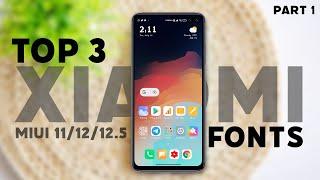 TOP 3 BEST MIUI/HyperOS FONTS DOWNLOAD  XIAOMI BEST FONT FOR HyperOS | MIUI 14 |13 | 12 |   PART 1