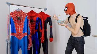 SPIDER-MAN Daily Problems in Real Life || Spider-Man Late for School Routine!