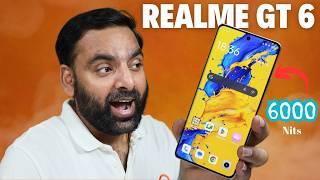 AI Flagship Killer of 2024  6000 Nits, SD 8s Gen 3, 120W & More | realme GT 6 Review & Camera Test