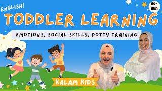 English Toddler Learning Video | Regulating Emotions, Potty Training, Social Skills, & More